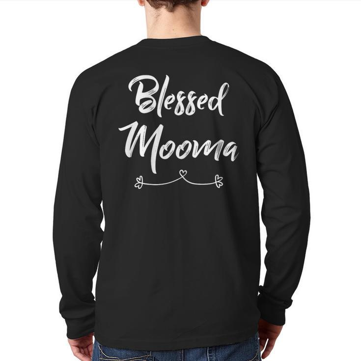 Mooma Blessed Mooma Back Print Long Sleeve T-shirt