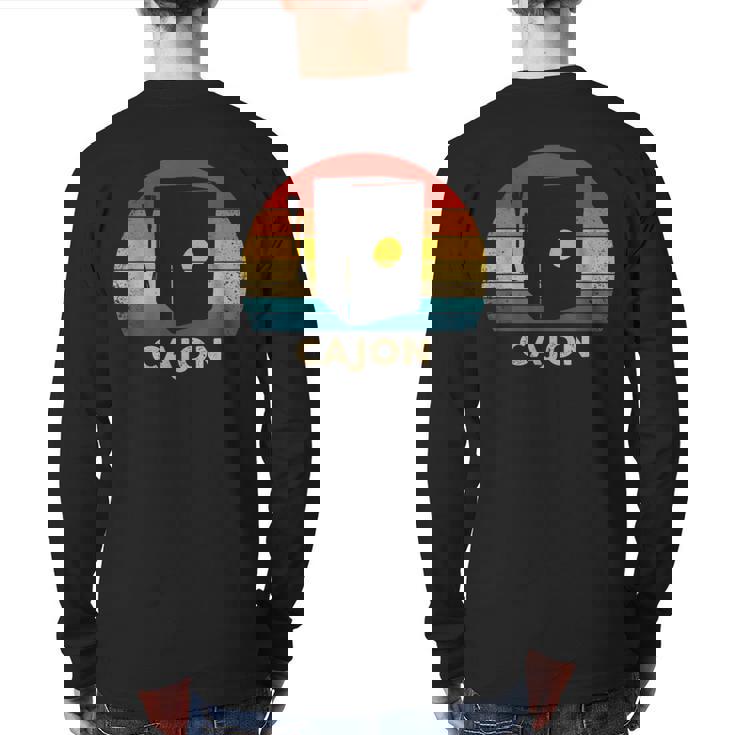 Peruvian Cajon Retro Back Print Long Sleeve T-shirt