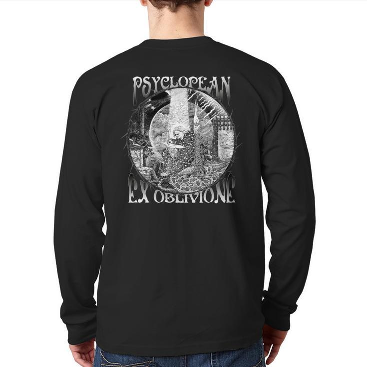 Psyclopean Ex Oblivione Dark Ambient Dungeon Synth Back Print Long Sleeve T-shirt