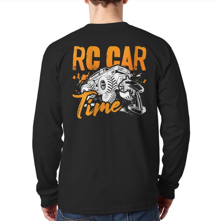 Rc Car Time Model Making Remote Controlled Rc Model Racing Back Print Long Sleeve T-shirt
