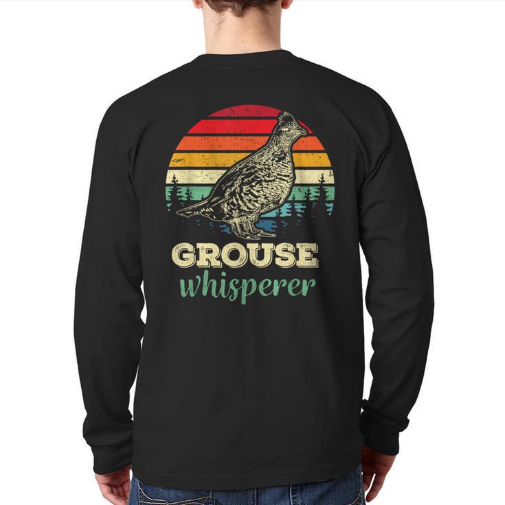 Bobolink Bird Aesthetic Retro Bobolink Back Print Long Sleeve T