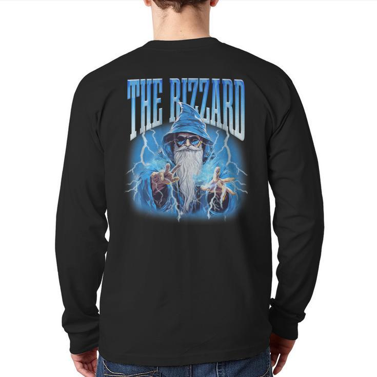 The Rizzard Rizz Wizard Meme Back Print Long Sleeve T-shirt