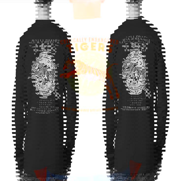 Save The Tigers Back Print Long Sleeve T-shirt