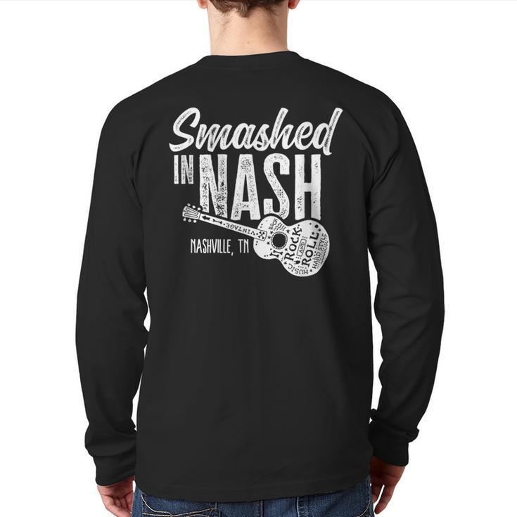 Smashed In Nash Drinking Party Back Print Long Sleeve T-shirt
