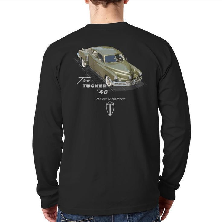 Tucker 48 American Classic Car Legend Back Print Long Sleeve T-shirt