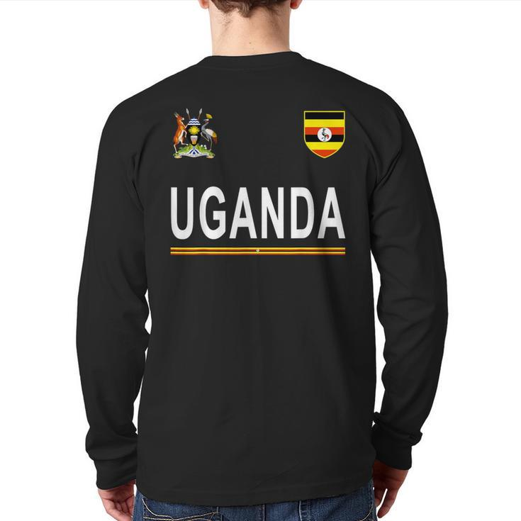 Uganda Cheer Jersey 2017 Football Ugandan Back Print Long Sleeve T-shirt