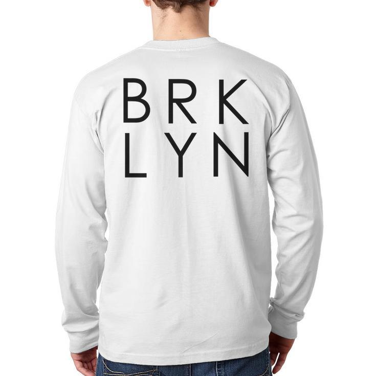 Brooklyn Brklyn Cool New York T Back Print Long Sleeve T-shirt