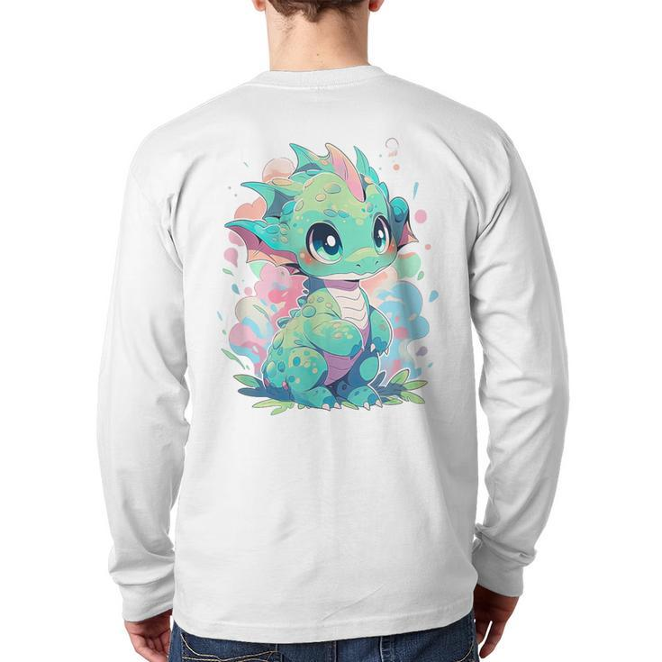 Cute Dragon Dragon Lover Baby Back Print Long Sleeve T-shirt