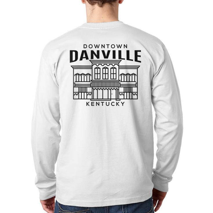 Downtown Danville Ky Back Print Long Sleeve T-shirt