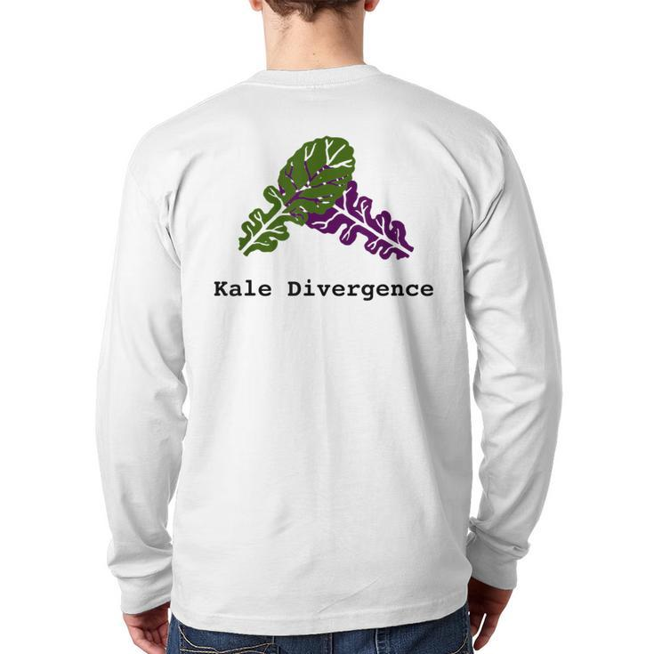 Machine Learning Kale Kl Divergence Back Print Long Sleeve T-shirt