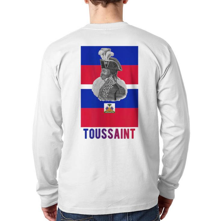 Toussaint Louverture Haitian Revolution 1804 Back Print Long Sleeve T-shirt