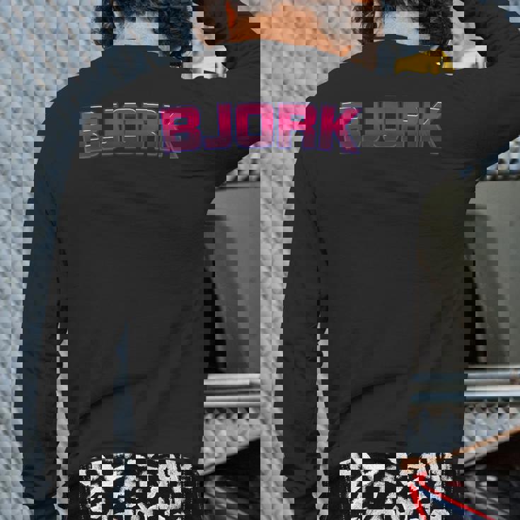 Bjork Back Print Long Sleeve T-shirt