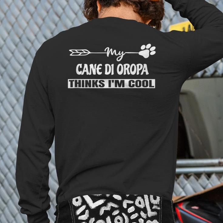 Cane Di Oropa Owners Back Print Long Sleeve T-shirt