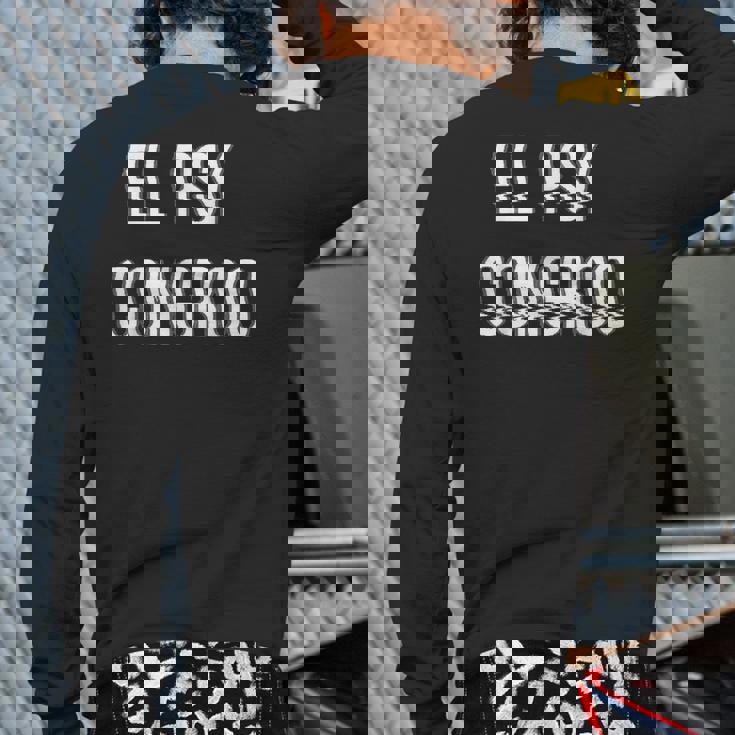El Psy Congroo Back Print Long Sleeve T-shirt