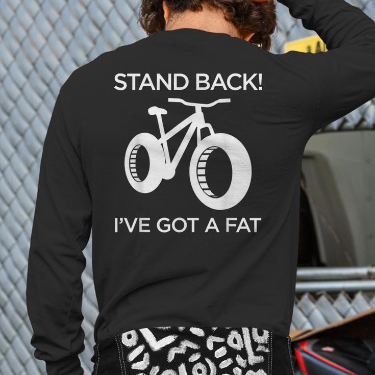 Raunchy Cheeky Fatbike Back Print Long Sleeve T-shirt