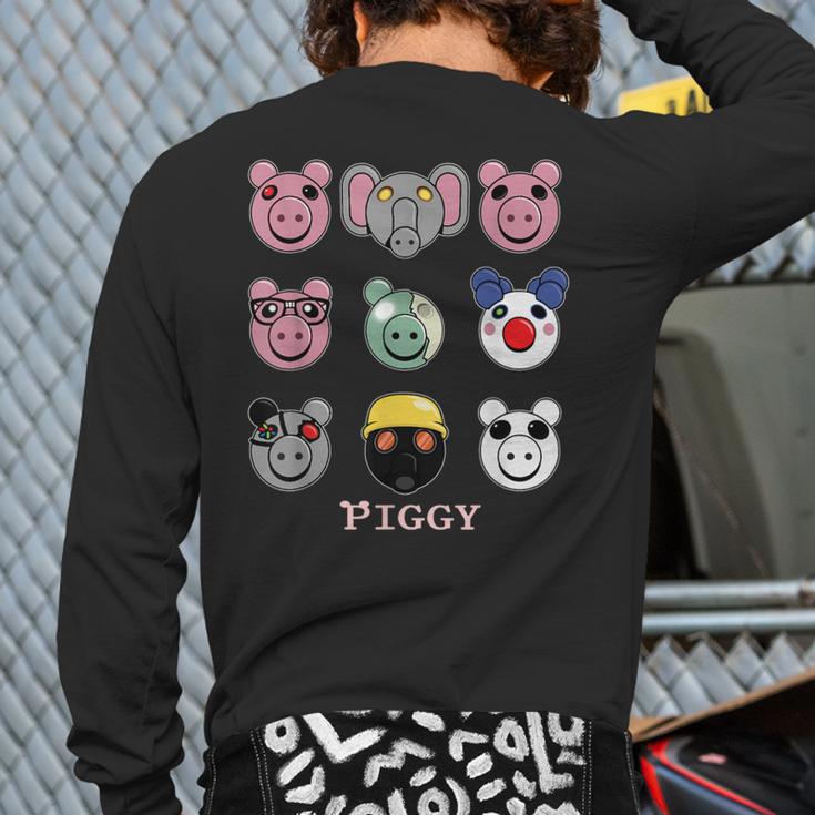 Thinknoodles P-Iggy P-Iggy Back Print Long Sleeve T-shirt