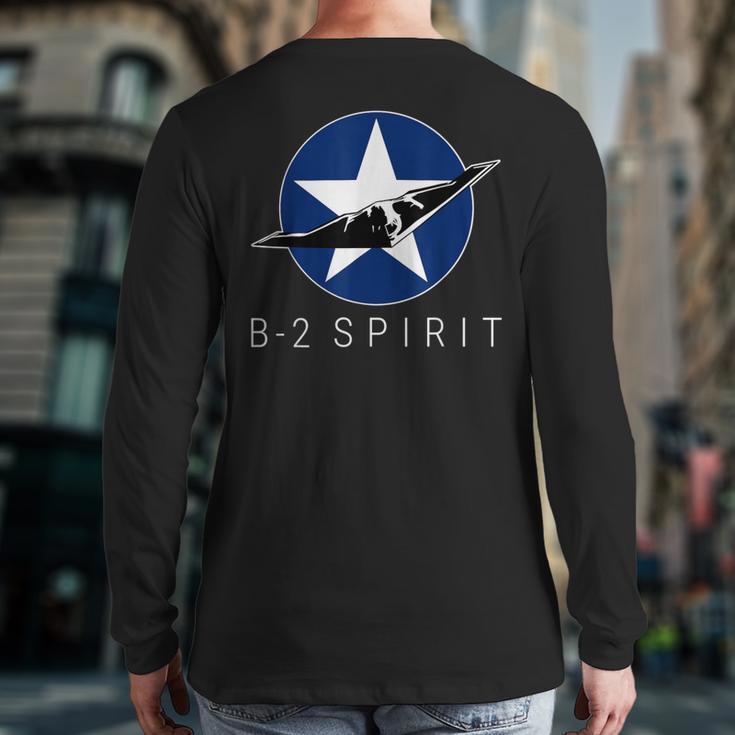 B-2 Spirit Back Print Long Sleeve T-shirt