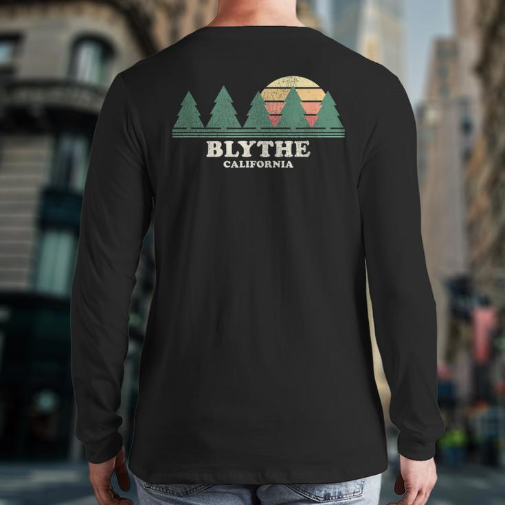 Blythe Ca Vintage Throwback Retro 70S Back Print Long Sleeve T-shirt