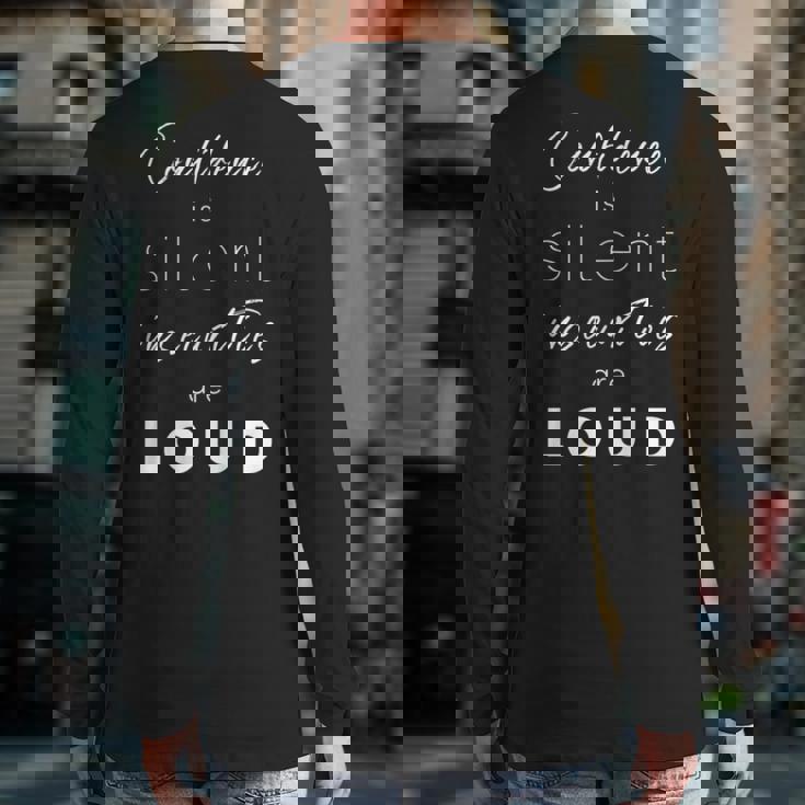 Confidence Insecurities Deep Quote Back Print Long Sleeve T-shirt Confidence Insecurities Deep Quote Back Print Long Sleeve T-shirt