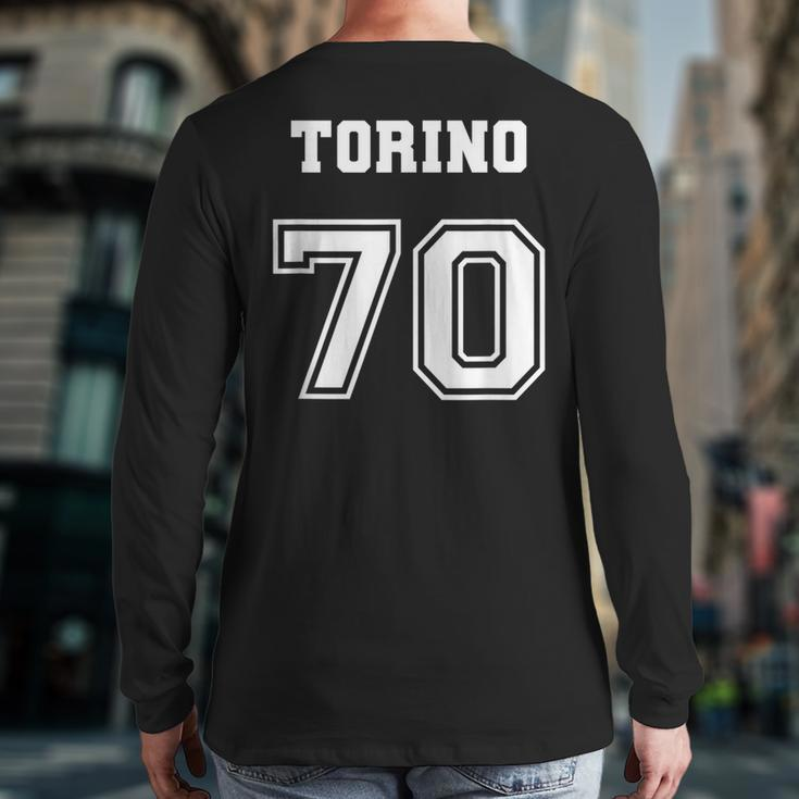 Jersey Style Torino 70 1970 Muscle Classic Car Back Print Long Sleeve T-shirt