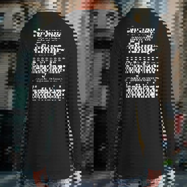 Kromfohrländer Foot Horn For Kromfohrländer Back Print Long Sleeve T-shirt