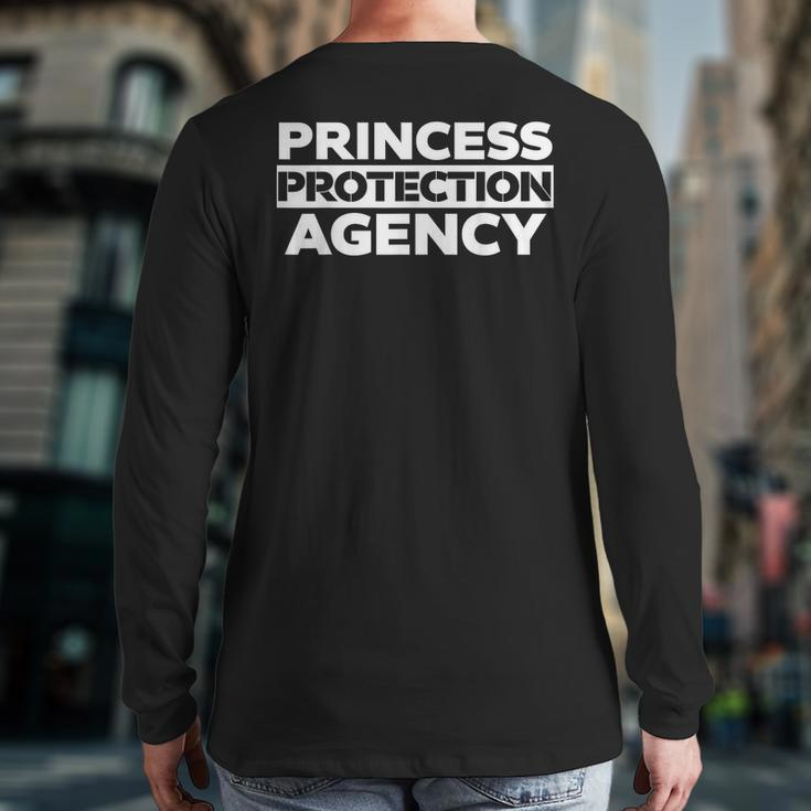 Princess Protection Agency Fathers Day Back Print Long Sleeve T-shirt