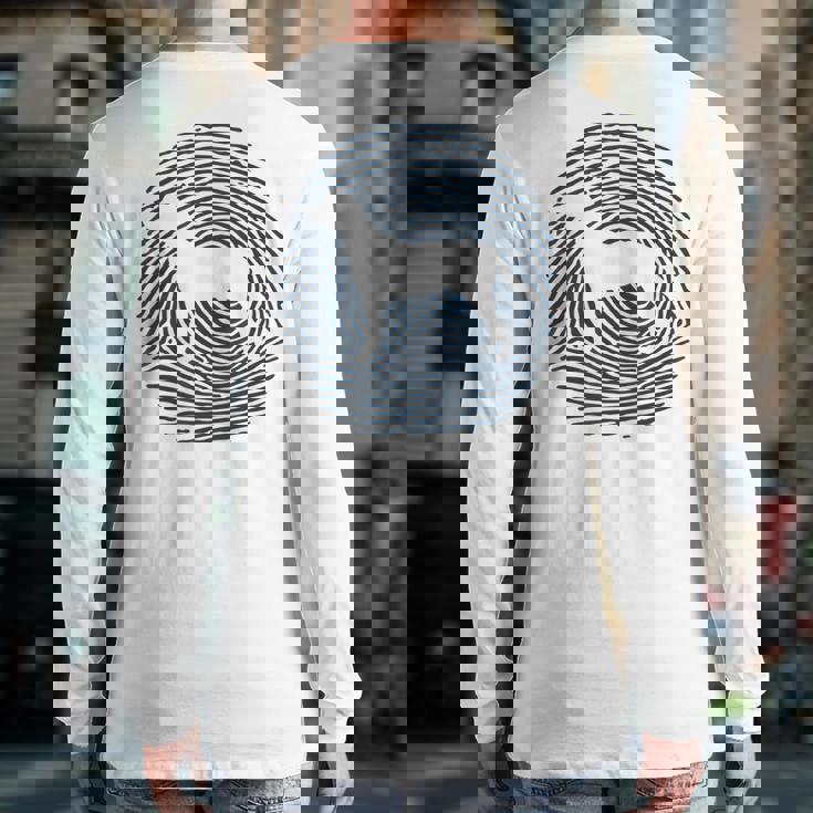 Hamiltonstovare Dna Fingerprint I Dog Hamiltonstovare Back Print Long Sleeve T-shirt