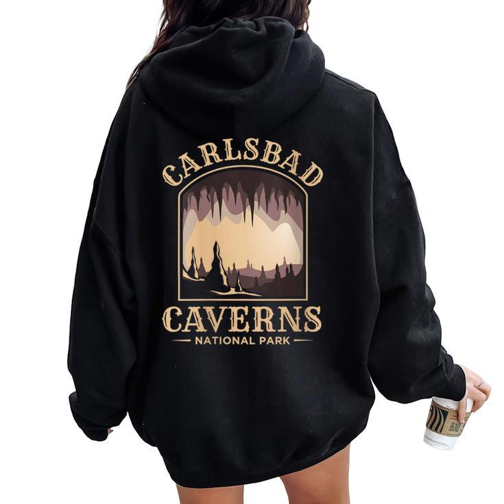 Carlsbad Caverns National Park Us New Mexico Women Oversized Hoodie Back Print