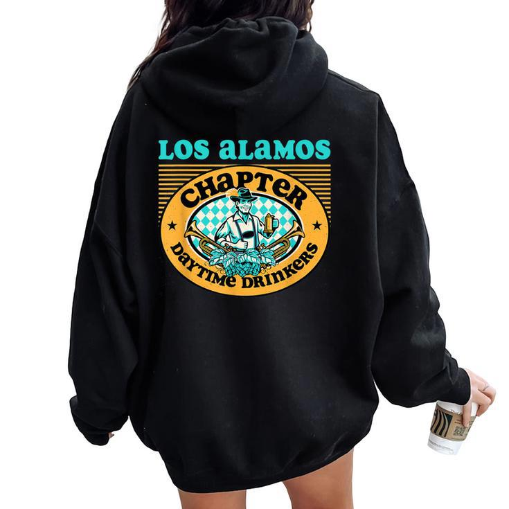 Daytime Drinkers Of America Los Alamos Nm Chapter Beer Women Oversized Hoodie Back Print