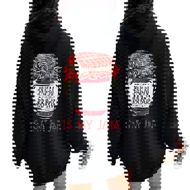 Fun Cute Meme Quote Arab Mom Women Oversized Hoodie Back Print