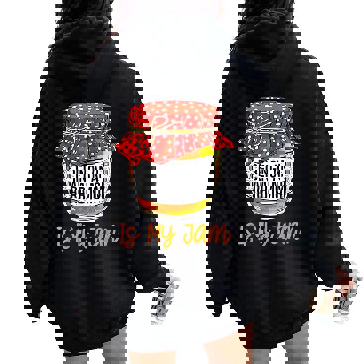 Being An Arab Mom Is My Jam Meme Women Oversized Hoodie Back Print