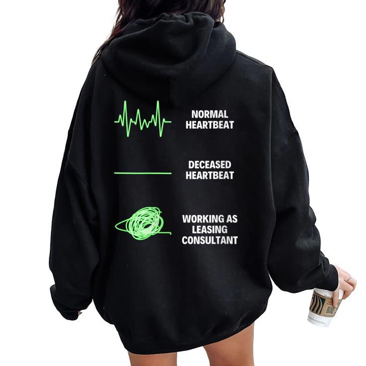 Leasing Consultant Leasing Worker Leasing Consultant Jobs Women Oversized Hoodie Back Print