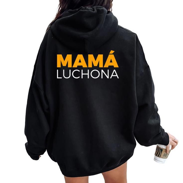 Mama Luchona Bendicion Women Oversized Hoodie Back Print
