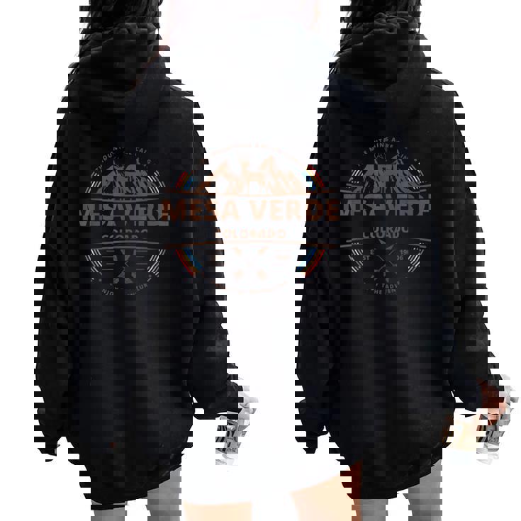 Mesa Verde National Park Women Women Oversized Hoodie Back Print