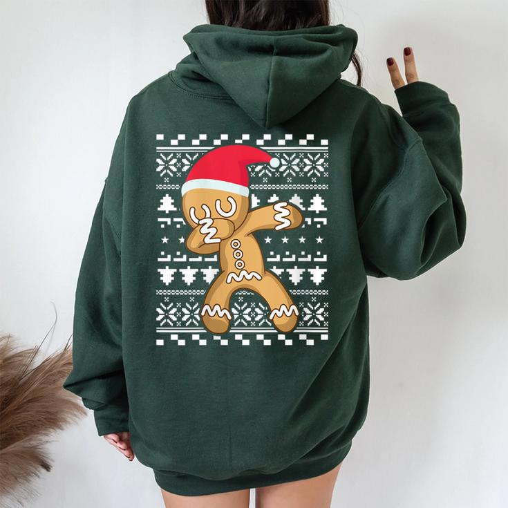Dabbing Through The Snow Ugly Christmas Sweater - Unisex Graphic Crewneck, Black