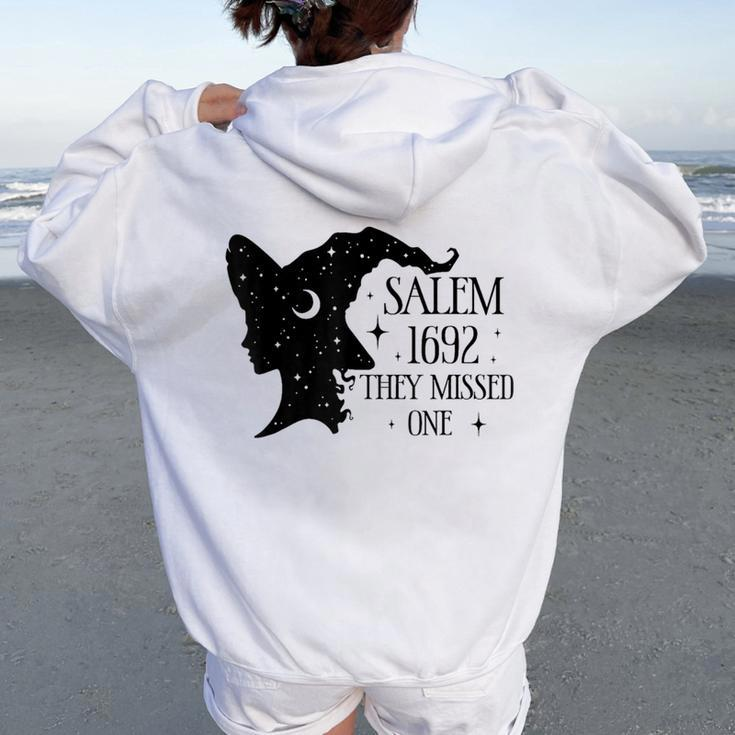 1692 They Missed One Women Oversized Hoodie Back Print