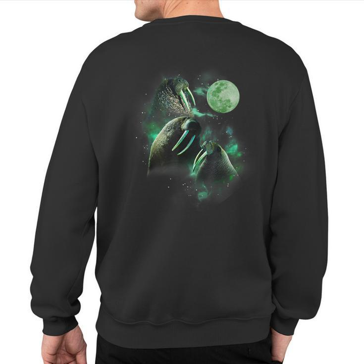 3 Walrus Moon Parody Sweatshirt Back Print