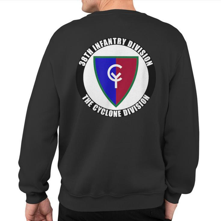 38Th Infantry Division National Guard Cyclone Veteran Sweatshirt Back Print