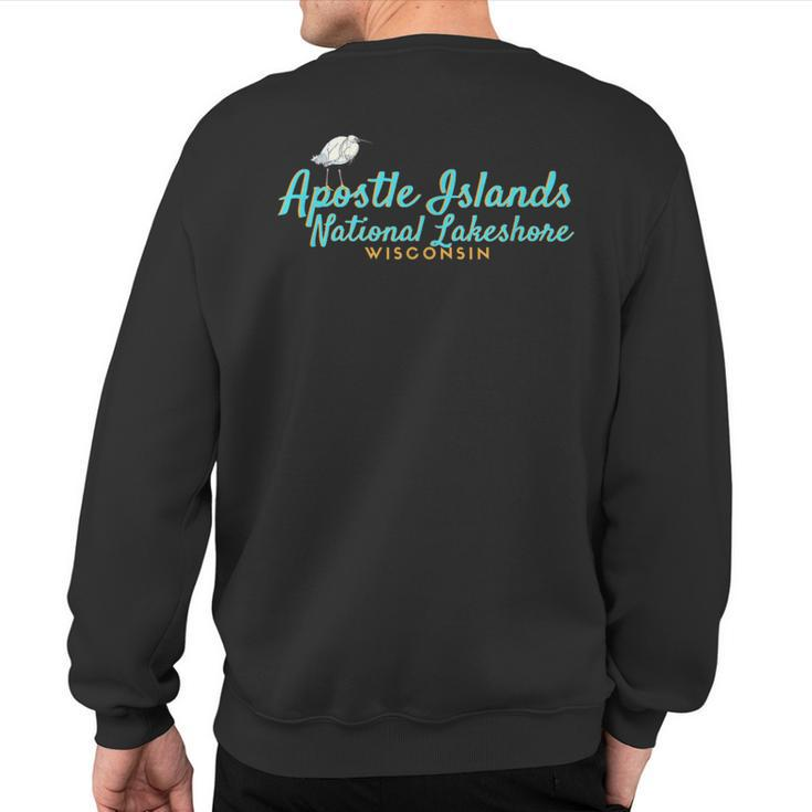 Apostle Islands National Lakeshore Wisconsin Sweatshirt Back Print