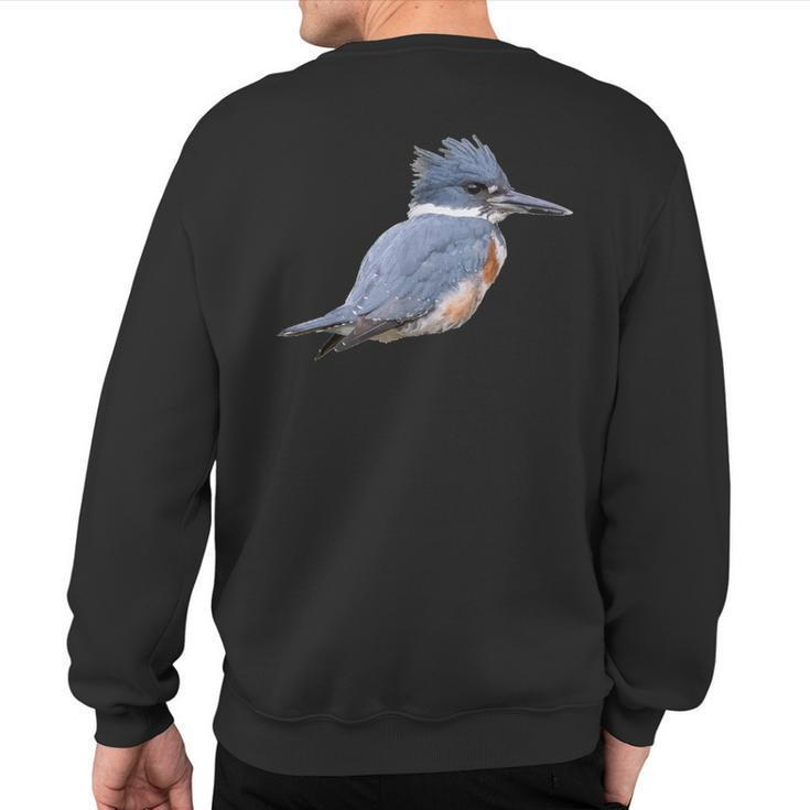Belted Kingfisher Graphic Sweatshirt Back Print