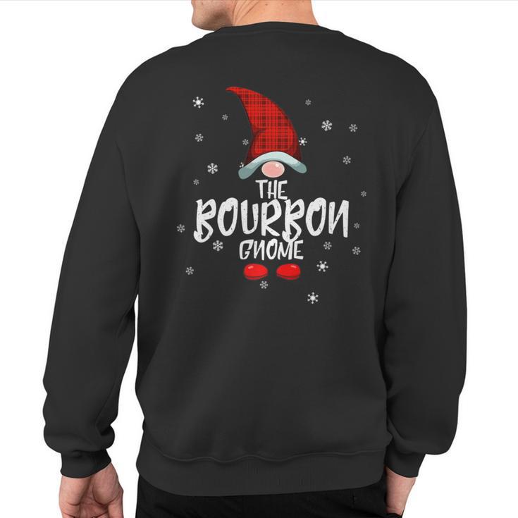 Bourbon Gnome Family Christmas Pajama Bourbon Gnome Sweatshirt Back Print