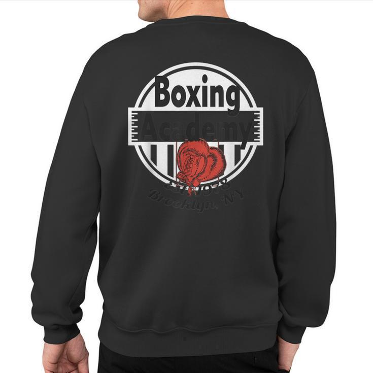 Boxing Academy Est 1978 Brooklyn Ny Vintage Boxer T Sweatshirt Back Print