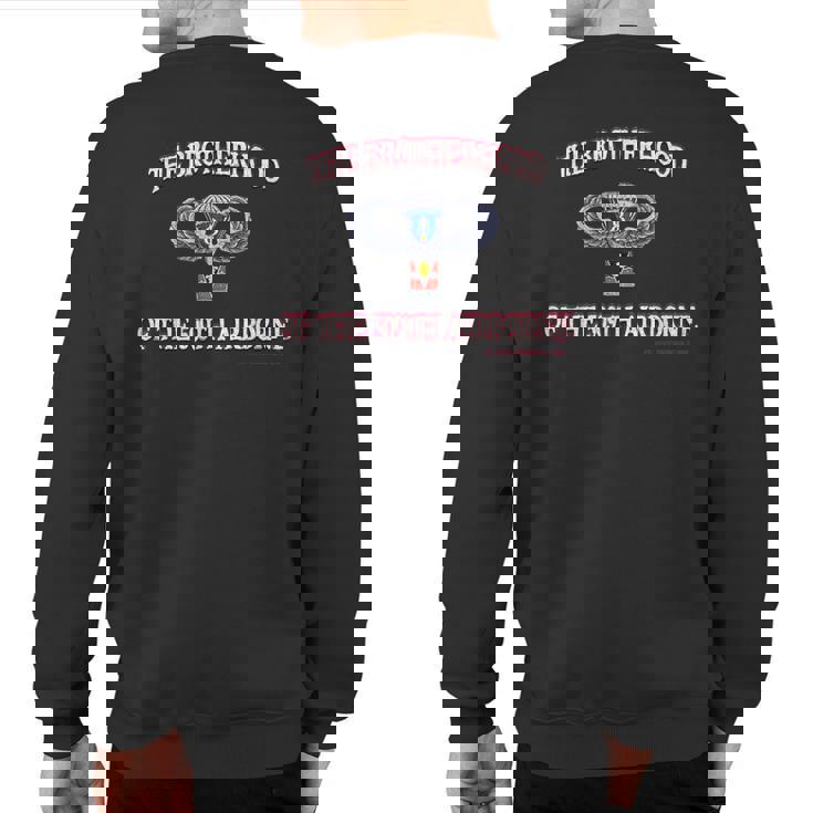 Brotherhood 509Th Airborne Sweatshirt Back Print Brotherhood 509Th Airborne Sweatshirt Back Print