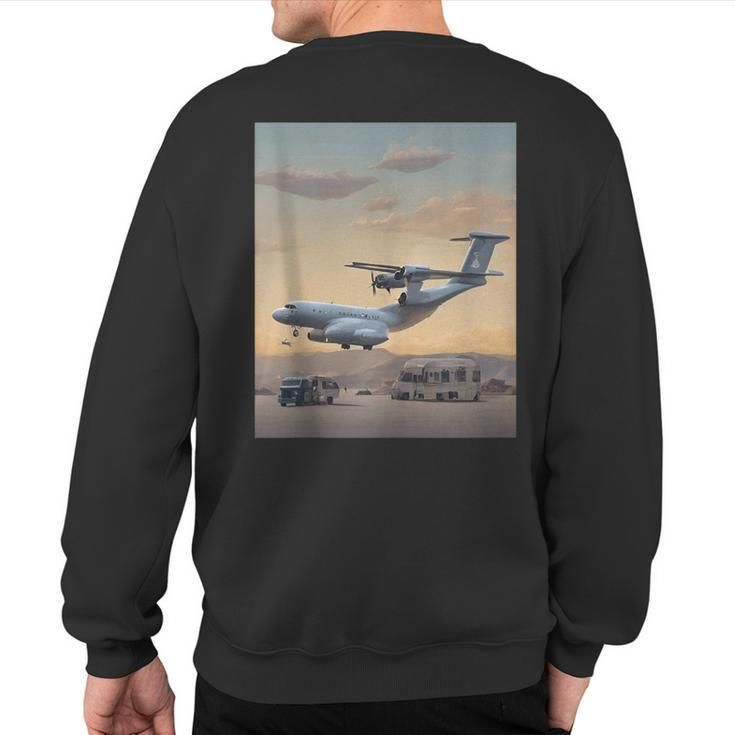 C-9 Nightingale Medevac Master Graphic Sweatshirt Back Print