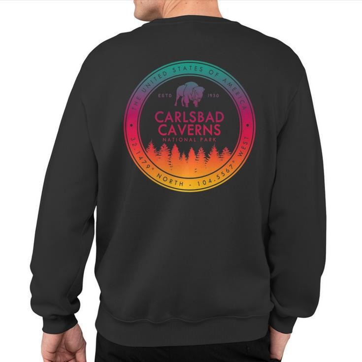 Carlsbad Caverns National Park New Mexico Nm Sweatshirt Back Print