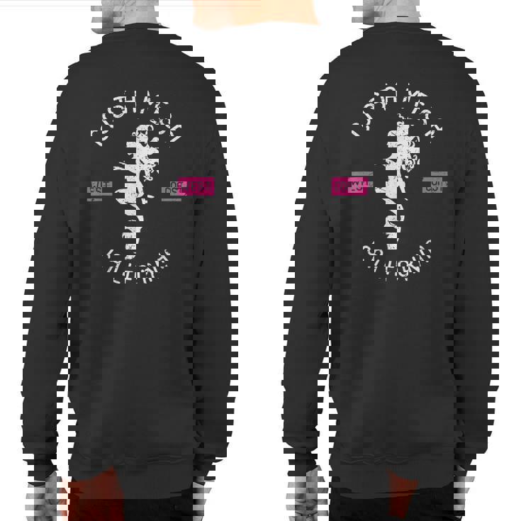 Costa Mesa California T Ca Vintage Souvenir Sweatshirt Back Print
