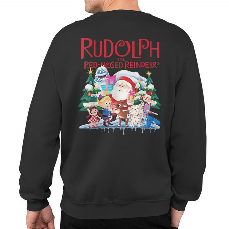 Cute Rudolph The Red Nosed Reindeer Christmas Special Xmas Sweatshirt Back Print