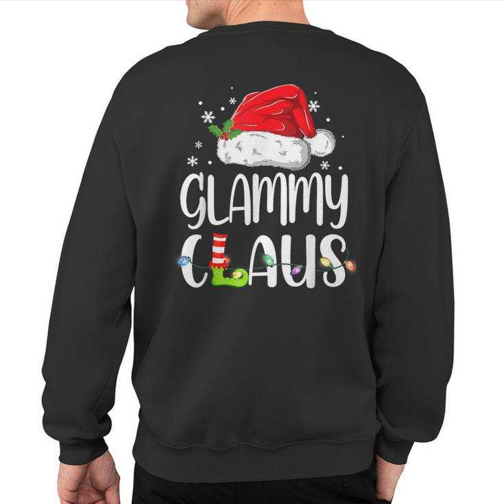 Glammy Claus Christmas 2023 Family Xmas Sweatshirt Back Print