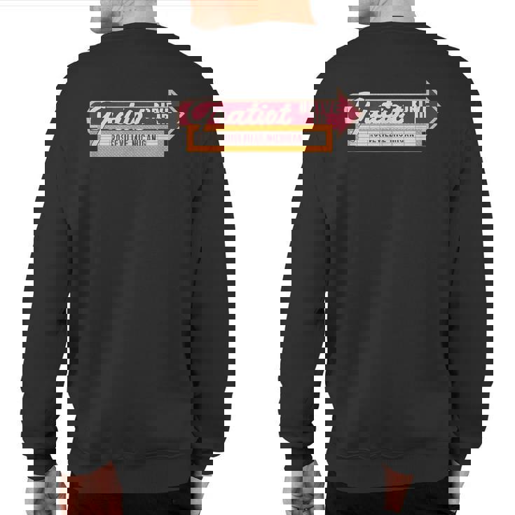 Gratiot Drive In Roseville Mi Sweatshirt Back Print