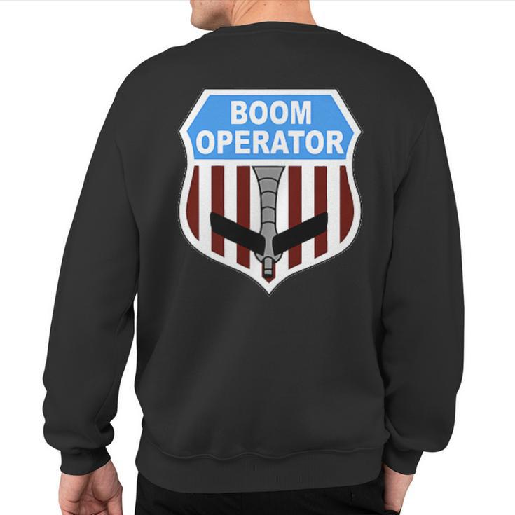 Kc135 Stratotanker Boom Operator Tanker Shield Us Air Force Sweatshirt Back Print